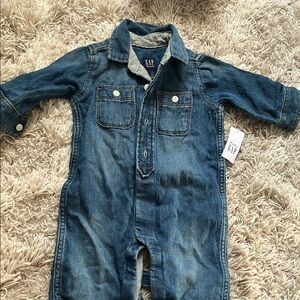 GAP Denim Baby Jumpsuit